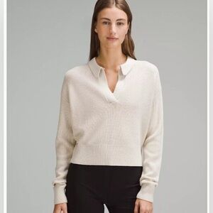 Lululemon collared wool merino sweater